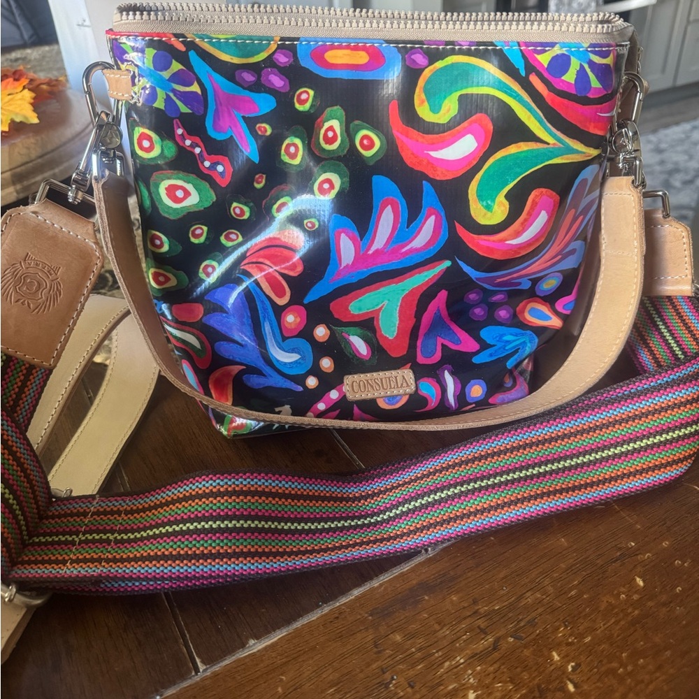 Consuela Sophie wedge Multicolor Floral Crossbody Bag